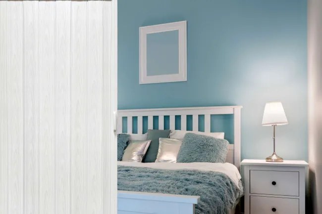 Skladacie dvere 004 04 biely dub 80 cm