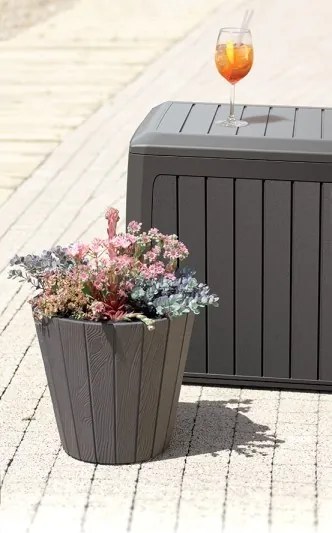 Záhradný box KAIRO hnedý