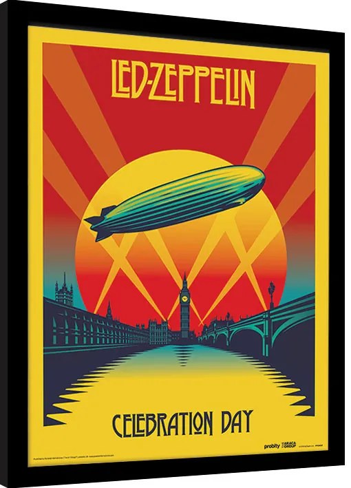 Rámovaný Obraz - Led Zeppelin - Celebration Day