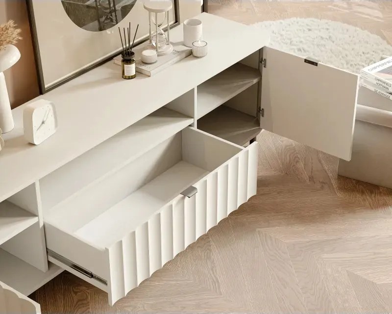 TV skrinka ONUR 196cm biela