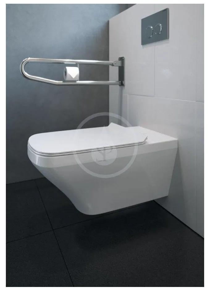 DURAVIT DuraStyle závesné WC, bezbariérové, Rimless, biela, 2559090000