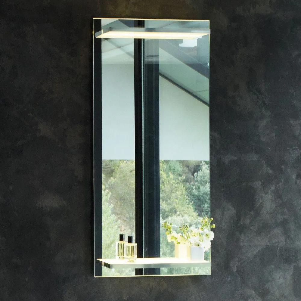 KEUCO Edition 11 závesné zrkadlo s poličkou, s LED osvetlením, 435 x 900 x 128 mm, 11198001500