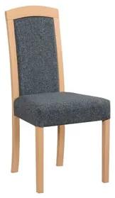 Jedálenská stolička ROMA 7 Biela Tkanina 11B