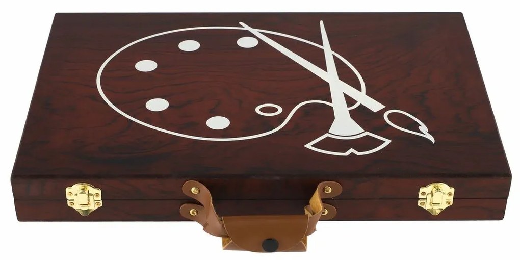 Sada na maľovanie - Art box kreatívna sada 79ks v drevenom kufríku vo fólii 37x23x5cm