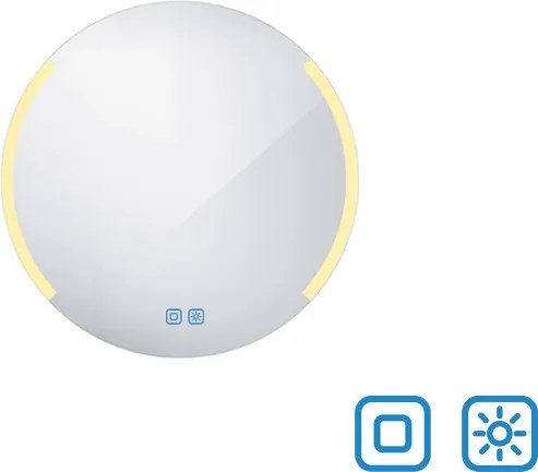 Nimco Okrúhle LED zrkadlo pr. 600 s dvoma dotykovými senzormi - ZP 16000RVX
