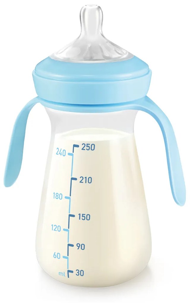 TESCOMA fľaša PAPU PAPI 250 ml, modrá , 250 ml