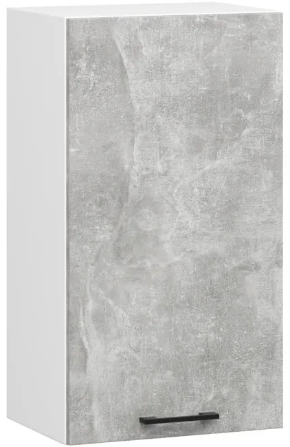 Kuchynská linka OLIVIA V720 2.4 m s vitrínou betón