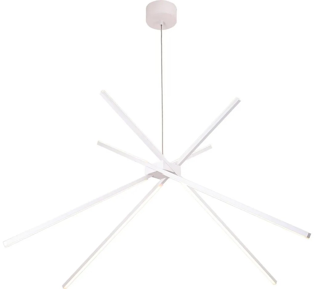 MAXLIGHT P0270 - LED Luster na lanku SPIDER LED/33W/230V biela