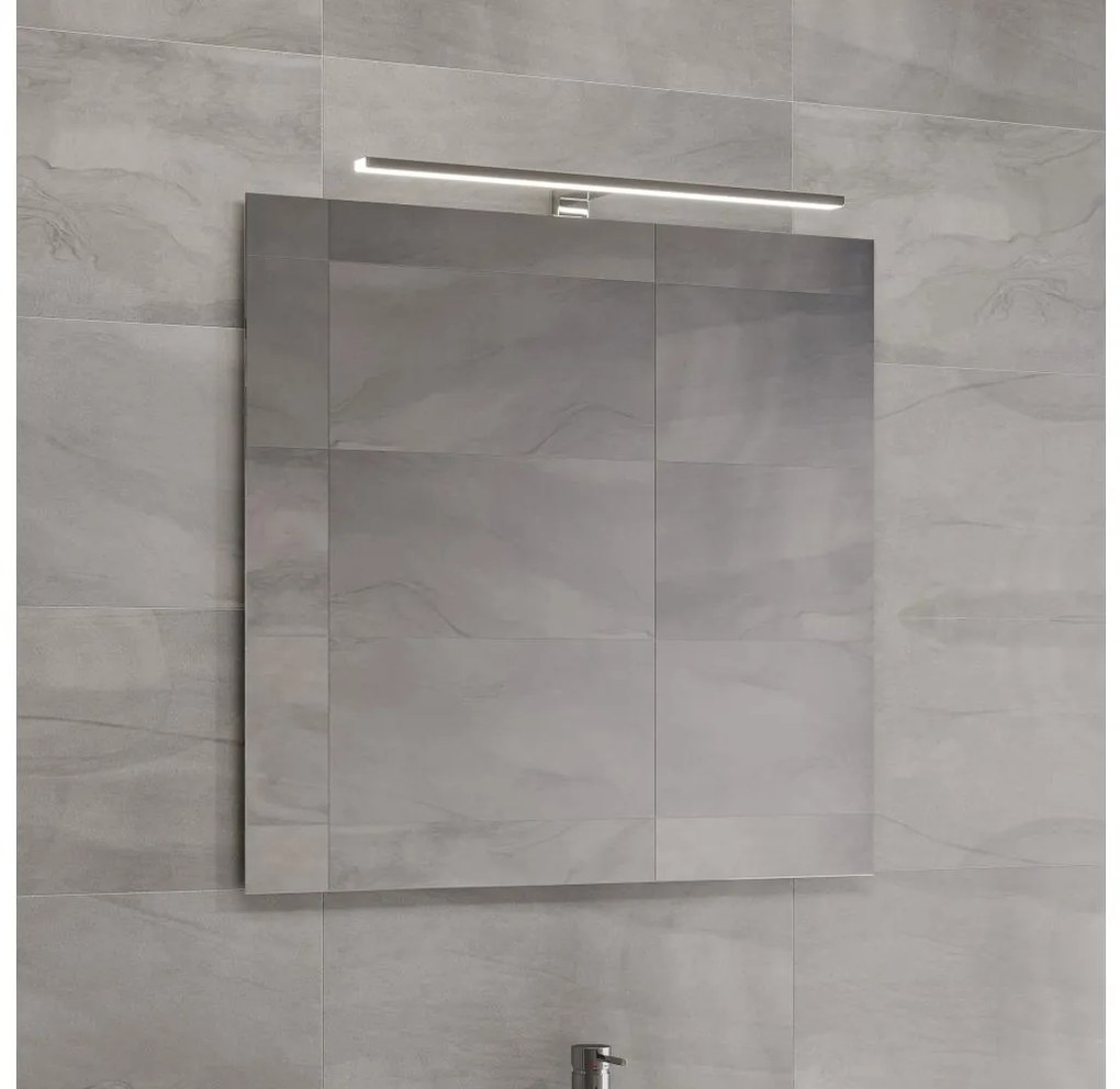 BATH DELUXE 01-080-01-58-00 - Kúpeľňové zrkadlo NORDBORG 80x75 cm BT0006
