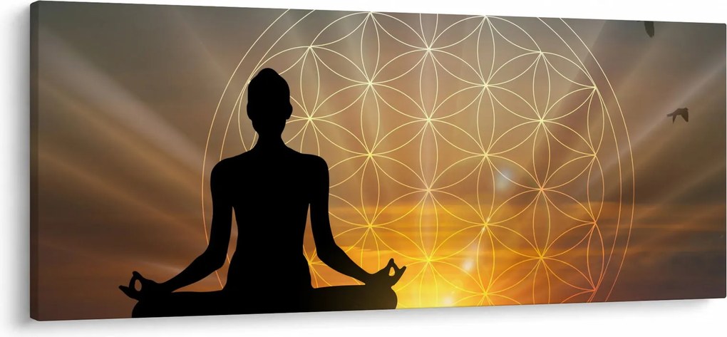 Obraz meditácie (120x50 cm)