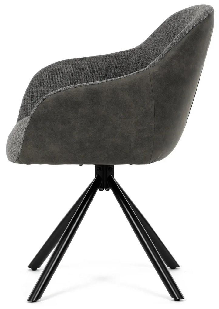 Sada jedálenských stoličiek s vratným mechanizmomDCH-Y1143 GREY2, 2 ks