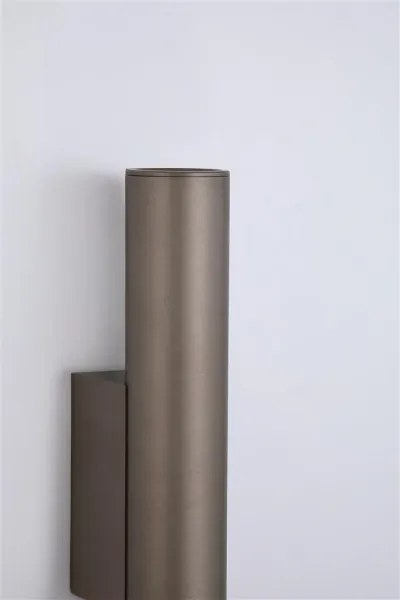 Searchlight 28125LT - Nástenné svietidlo BEACON 2xGU10/10W/230V hnedé