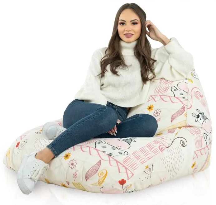 INTERMEDIC SK Sedací vak Bermudy Design Kravičky