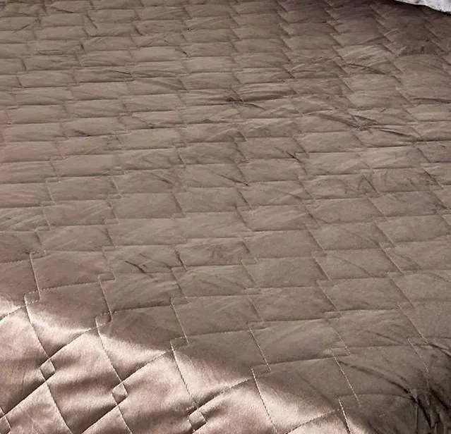 Prehoz na posteľ TORMA BROWN 220x240 cm