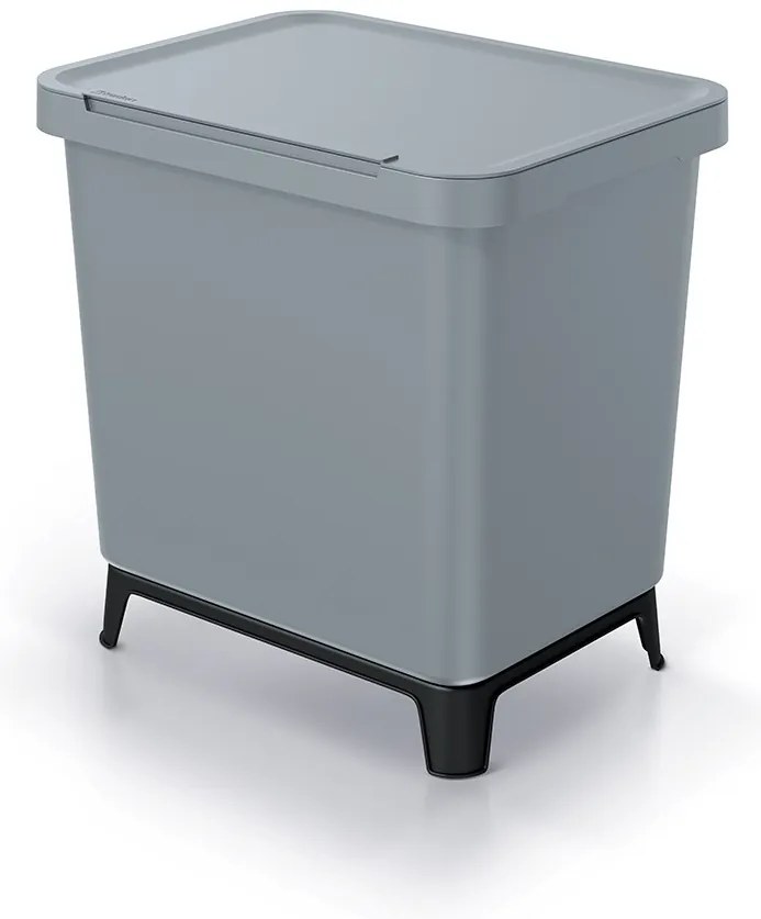 Odpadkový kôš, 2 x 10 l, sivá