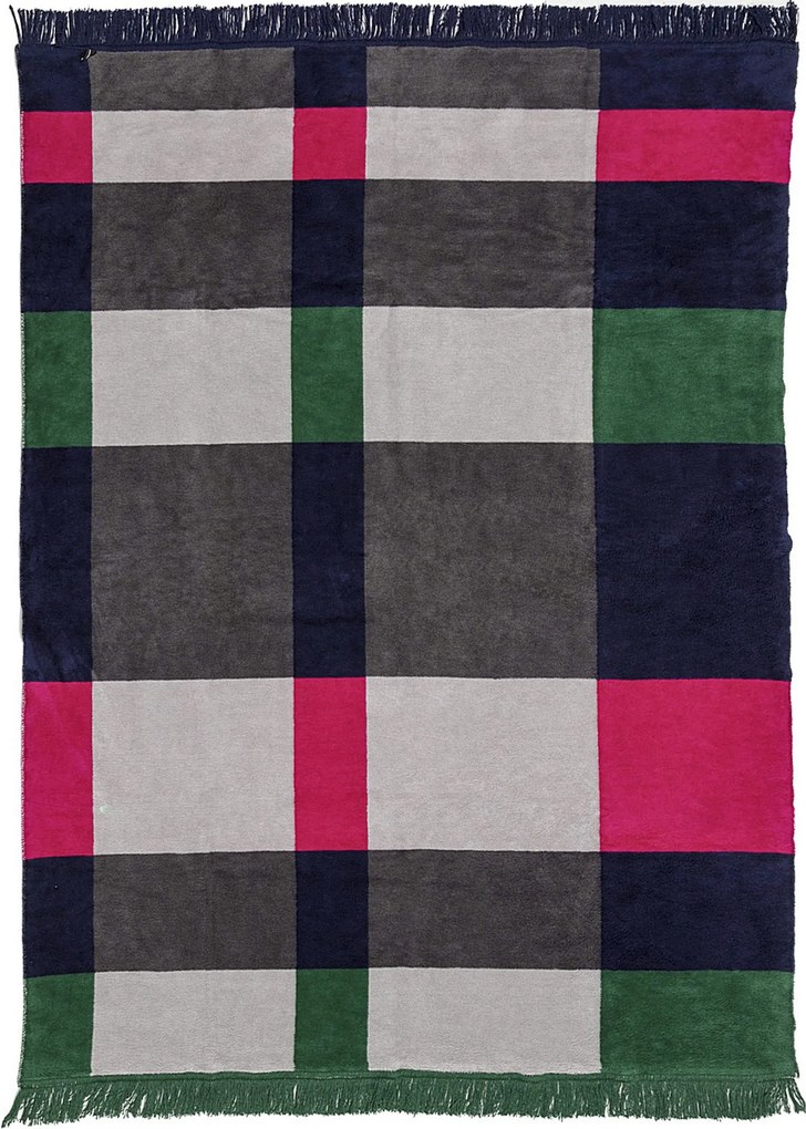 Deka Cosy Home 150x200cm Leaf&Fuchsia