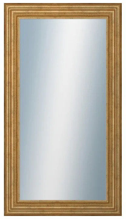 DANTIK - Zrkadlo v rámu, rozmer s rámom 50x90 cm z lišty HRAD zlatá patina (2822)