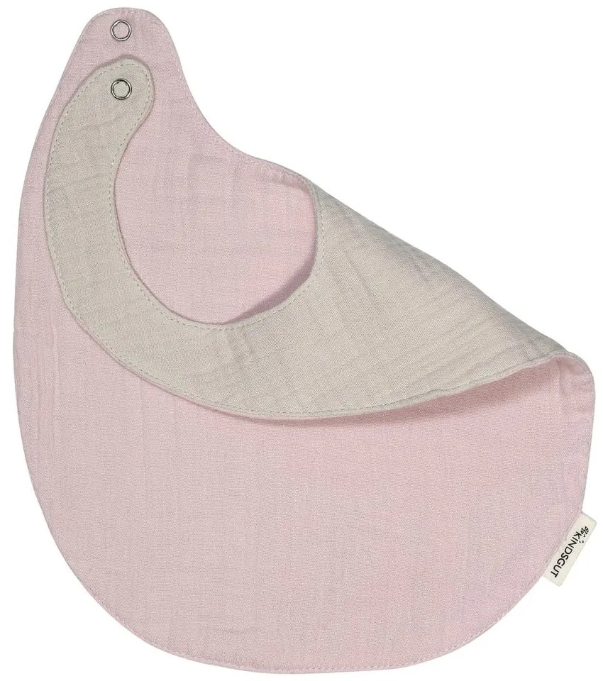 Ružový mušelínový podbradník Kindsgut Oslo