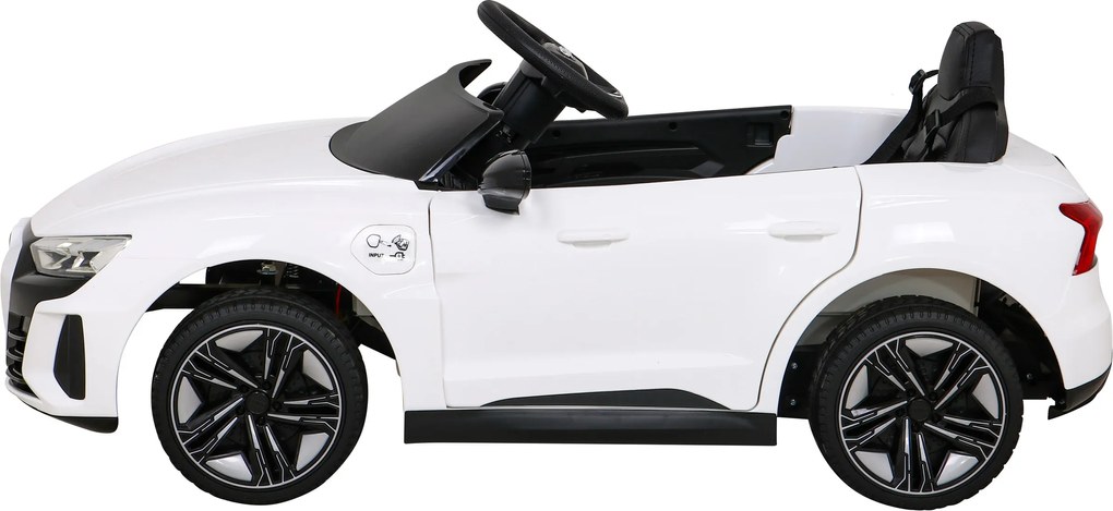 Ramiz Audi RS E-Tron GT Battery Biela + diaľkové ovládanie + pohon 4x4 + rádio MP3 + LED + EVA