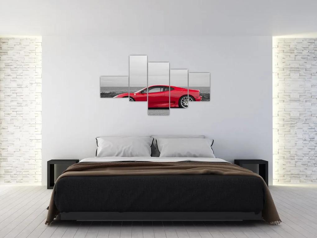 Červené Ferrari - obraz