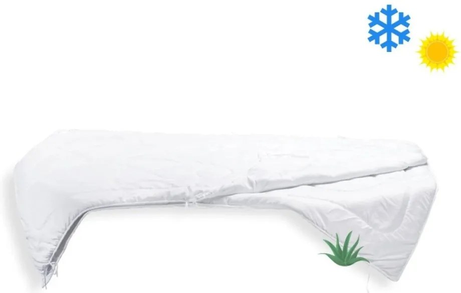 Brotex paplón Aloe Vera Duo 4 ročné obdobia 140x200cm 1300 g