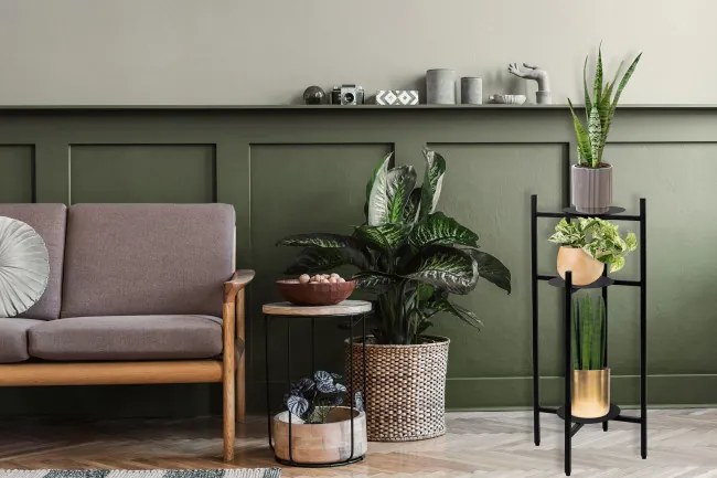 Stojan na kvety TRETORRI Loft čierny