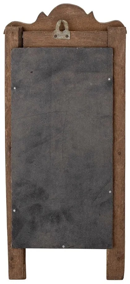 Nástenné zrkadlo s dreveným rámom 17,5x43 cm Sehar – Bloomingville