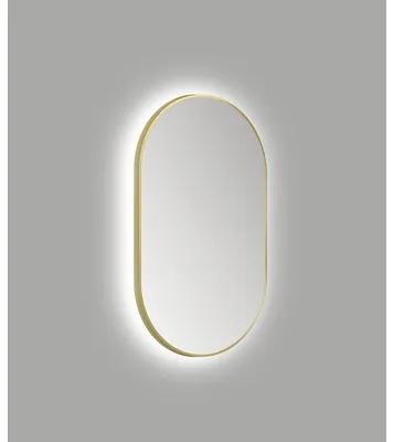 LED zrkadlo do kúpeľne DSK Bronze Oval 60 x 100 cm IP 24