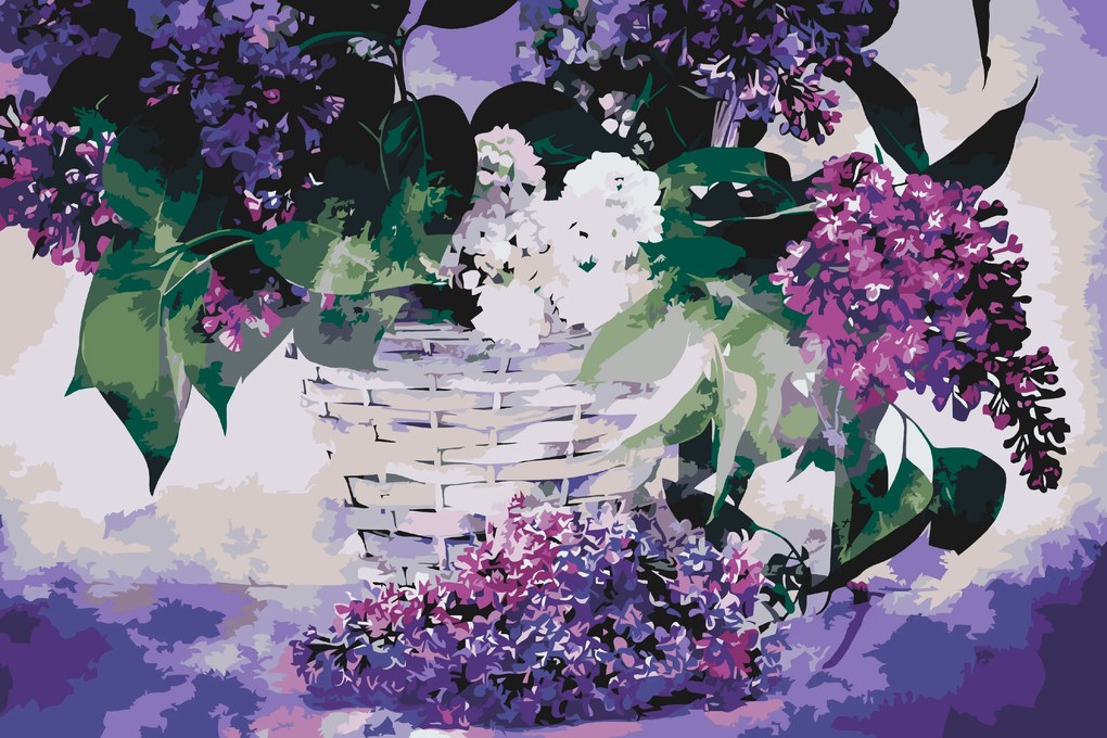 Gario Maľovanie podľa čísel Orgován Rozmery: 120 x 80 cm, Rámovanie: S vnútorným rámom