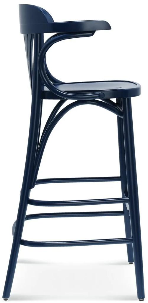 FAMEG BST-165 - barová stolička Farba dreva: buk štandard, Čalúnenie: koža L2