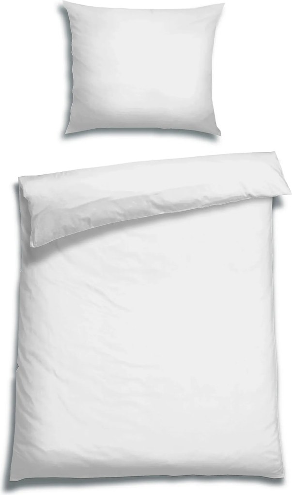 XXXLutz POSTEĽNÁ BIELIZEŇ satén biela 140/220 cm Florella - Obliečky & plachty - 004388004101