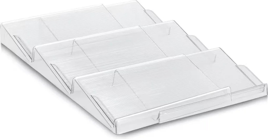Zeller Present Organizér na kořenky do šuplíku, schůdky 2ks COMPACTA - 41,3 x 19,5–38 x 3,2 cm