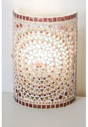 Oriental wall lamp s káblom mosaic Cylinder SUNDOWN 17*26