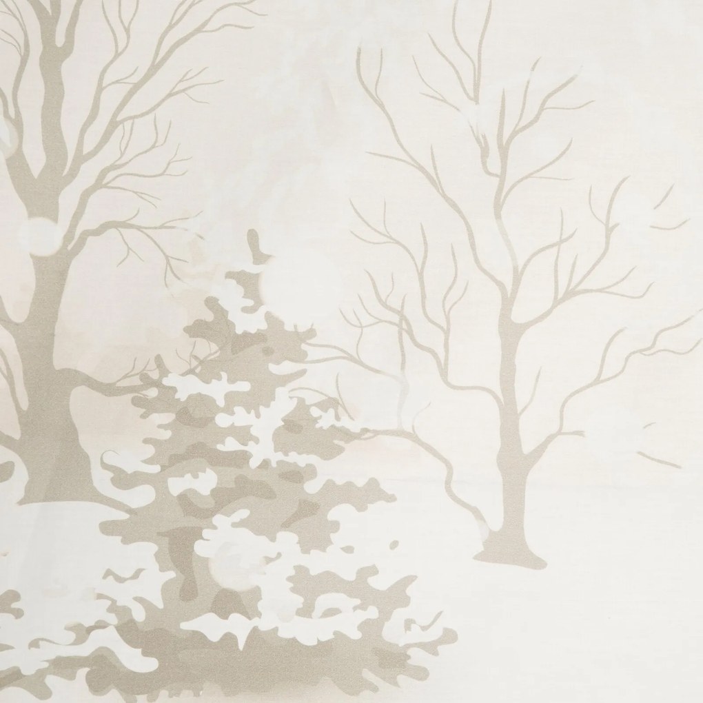 VIANOČNÉ OBLIEČKY Z MIKROVLÁKNA SNOWFLAKE 160X200 CM, 2 KS 70X80 CM VZOROVANÉ