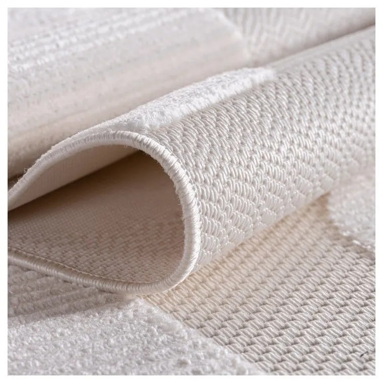 Krémový vnútorný a vonkajší behúň 80x250 cm Doha 1651 Cream – Ayyildiz Carpets