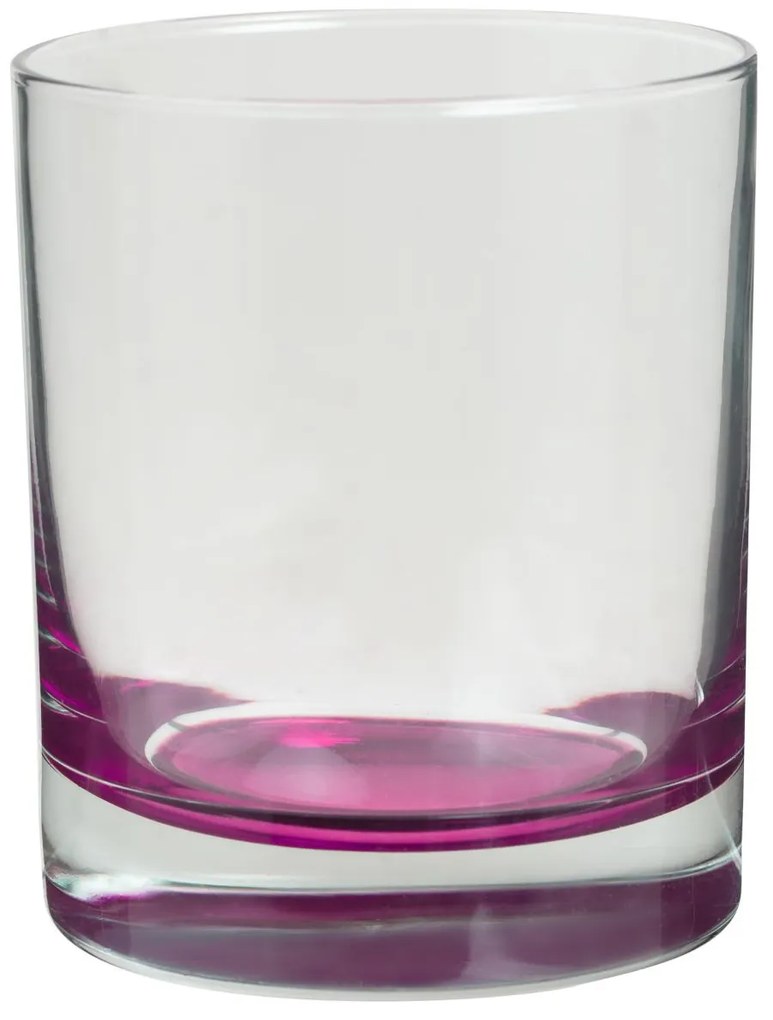 Sklenený pohár na vodu Color 300 ml sada 6ks