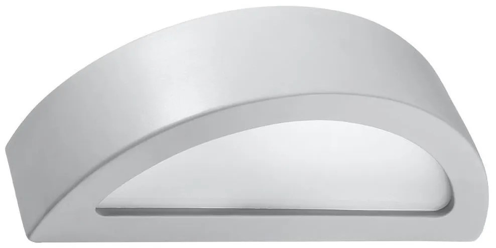 Nástenné svietidlo ATENA 1xE27/60W/230V šedá