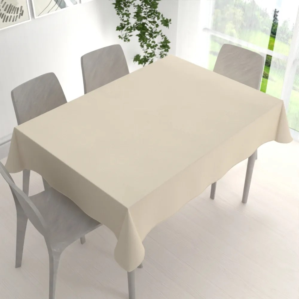 Biante Veľký dekoračný obdĺžnikový obrus BKU-121 Latte 180x260 cm