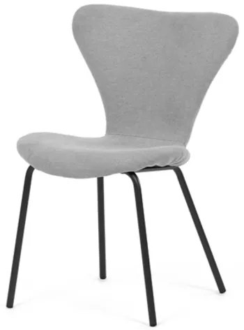 Jedálenská stolička Autronic 53x79 cm strieborná látka CT-S8010 SIL2