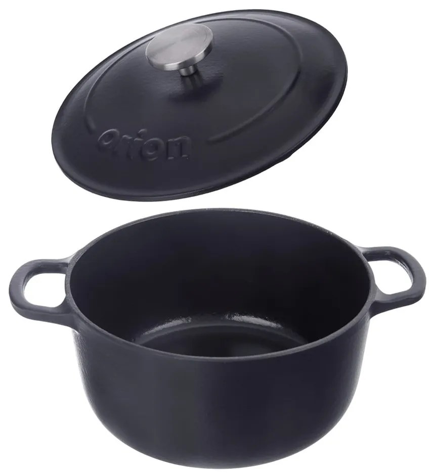 Liatinový hrniec s pokrievkou na indukciu 3,3 l LITINA SMALT – Orion