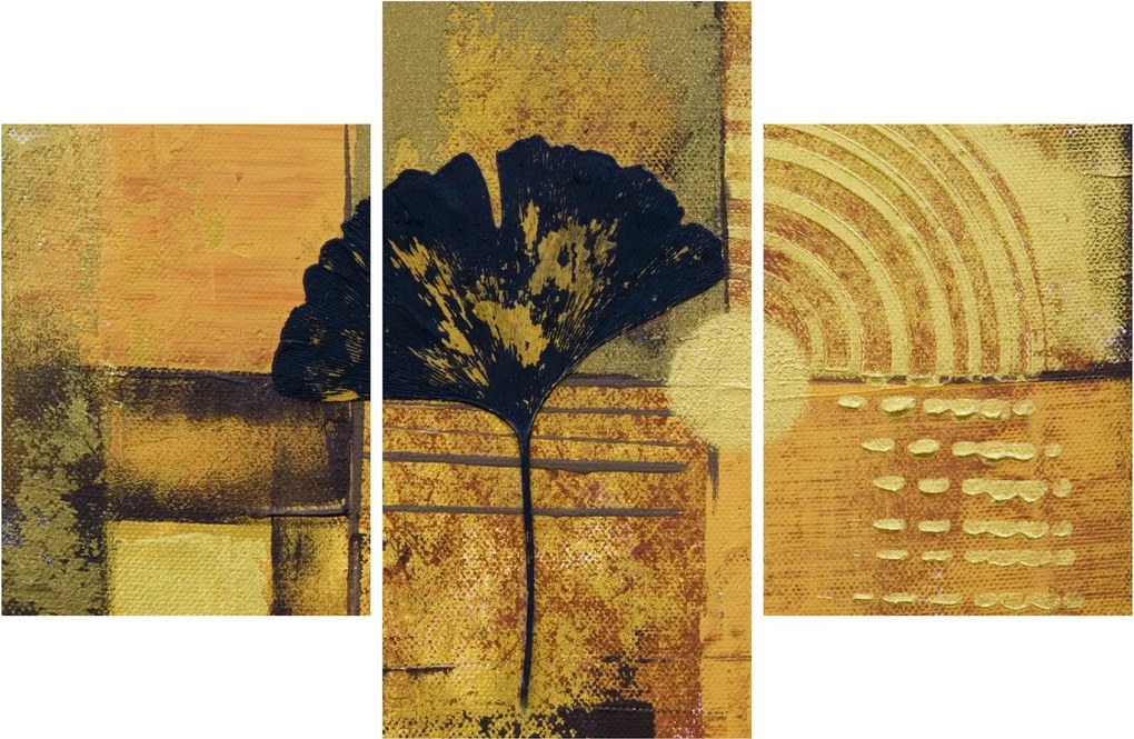 Obraz - List ginkgo (90x60 cm)
