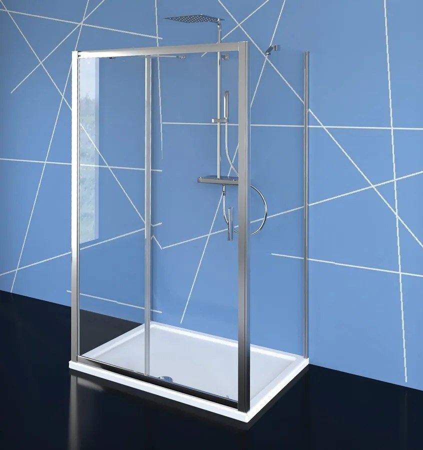 Polysan EASY, 3-stenový sprchový kút 1100x900mm, L/P varianta, číre sklo, EL1115EL3315EL3315