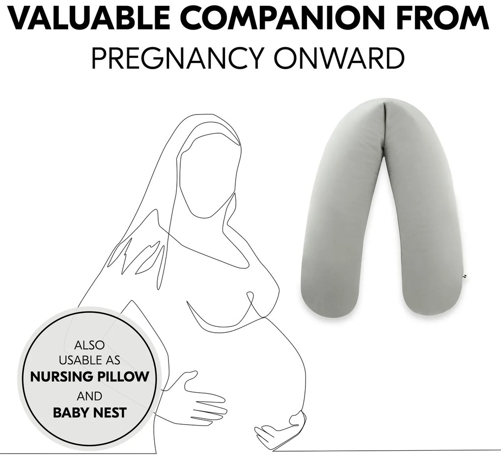Hauck Multifunkčný vankúš NURSE N CARE, Anthracite