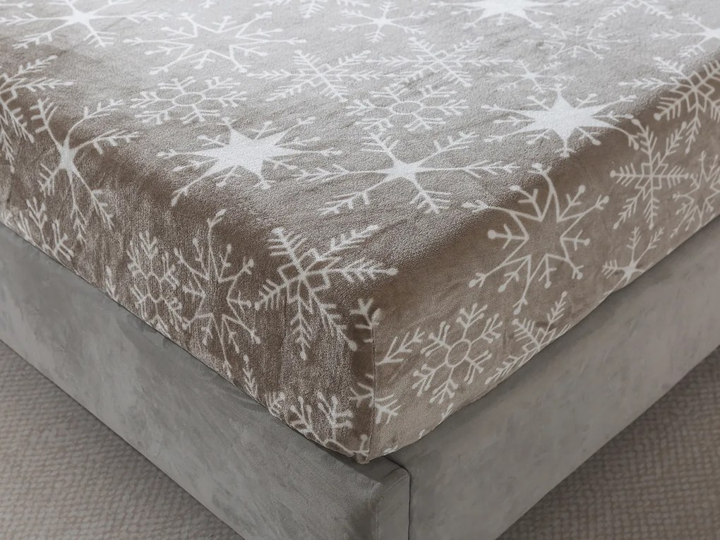 XPOSE® Mikroplyšová plachta JON Exclusive - sivá 180x200 cm