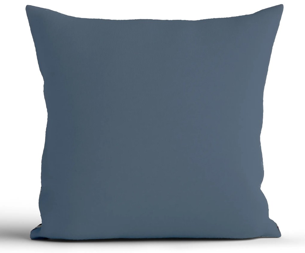 Bavlnená obliečka na vankúš Renforcé 40 × 40 cm - Taisa zelená/modrá