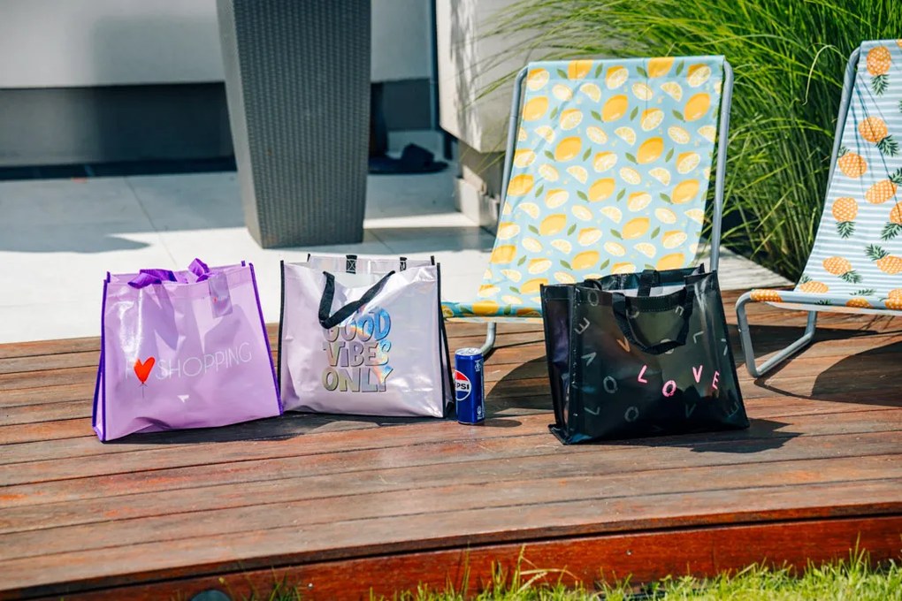 Nákupná taška SHOP & GO 37 cm - viac variantov Varianta: Metadots