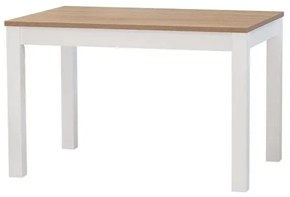 Stima Stôl CASA mia VARIANT Odtieň: Betón tmavý (sivá), Odtieň nôh: Biela, Rozmer: 120 x 80 cm