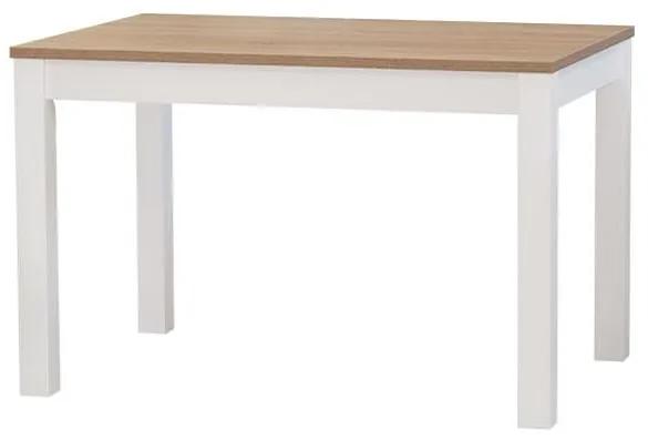 Stima Stôl CASA mia VARIANT Odtieň: Biela, Odtieň nôh: Dub sonoma, Rozmer: 120 x 80 cm