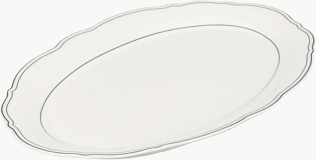 Servírovací tanier z nového kostného porcelánu Odette