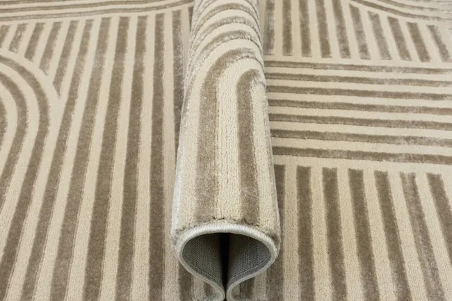 Koberec MISHA J487A tmavobéžový / béžový